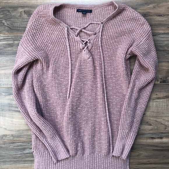 American Eagle pink sweater - Picture 1 of 2